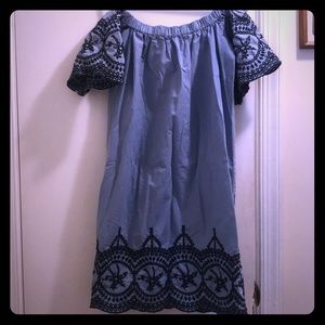 Light blue spring dress